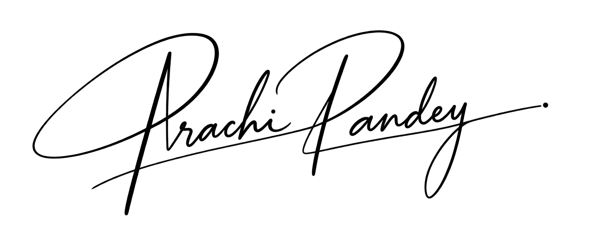 Prachi Pandey signature