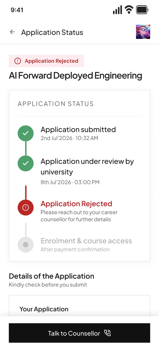Rejected, mobile
